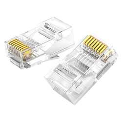 Ugreen 10x plug connector RJ45 8P8C Cat 6 transparent (50961)