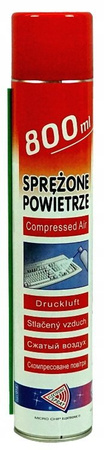 Sprężone powietrze 800ml + słomka Art. 016