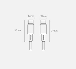 Baseus kabel USB Typ C - USB Typ C Power Delivery Quick Charge 100 W 5 A 1 m (CATWJ-01)