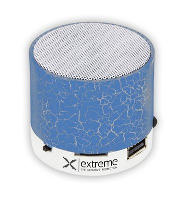 EXTREME BLUETOOTH SPEAKER FM RADIO FLASH BLUE