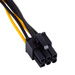 Adapter z kablem Akyga AK-CA-30 SATA (m) / PCI-E 6 pin (f) 15cm