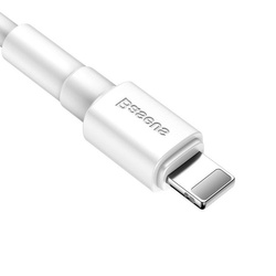 Baseus Superior kabel USB - Lightning 2,4A 1 m Biały (CALYS-A02)