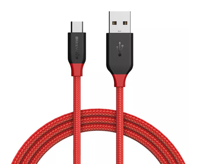 BLITZWOLF Cable Micro USB 2.4A BW-MC4 - RED 0.9m