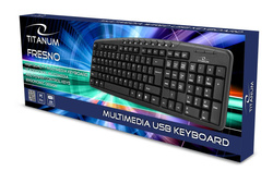 TITANUM MULTIMEDIA WIRED USB KEYBOARD FRESNO