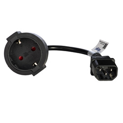 Adapter zasilający Akyga AK-PC-10A CCA CEE 7/4 / IEC C14 15 cm