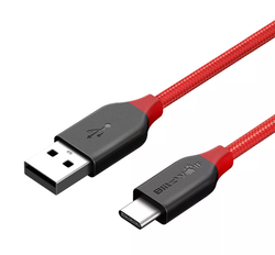 BLITZWOLF Kabel USB-C 3A BW-TC5 - CZERWONY 1m