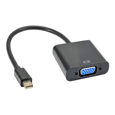 Konwerter adapter z kablem Akyga AK-AD-39 mini DisplayPort (m) / VGA (f) 15cm