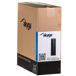 Case SFF Akyga AK-502-02BK 2x USB 3.0 black w/o PSU