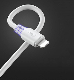 WK Design kabel 3w1 USB - micro USB / Lightning / USB Typ C 2A 115cm biały (WDC-103th white)