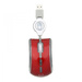 ESPERANZA CELANEO 3D WIRED OPTICAL MOUSE USB WITH RETRACTABLE CABLE RED