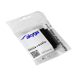 Adapter Akyga AK-CA-53 Slim SATA (m) / SATA (f)