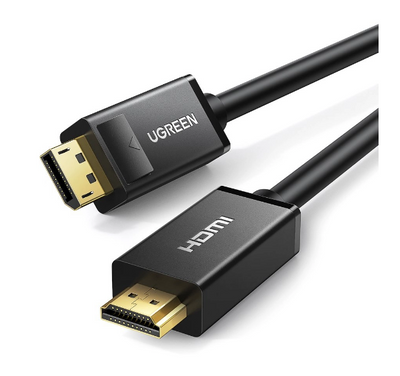 Ugreen HDMI - DisplayPort cable 4K 30 Hz 28 AWG 3 m black (DP101 10203)