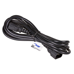 Kabel zasilający Akyga AK-PC-07A przedłużacz CCA IEC C13 / C14 3 m