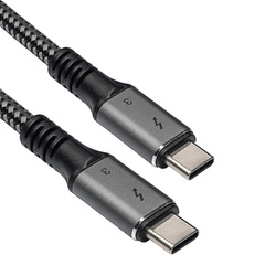 Cable USB Akyga AK-USB-34 USB type C Thunderbolt 3 (m) / USB type C Thunderbolt 3 (m) ver. 3.1 1.5m