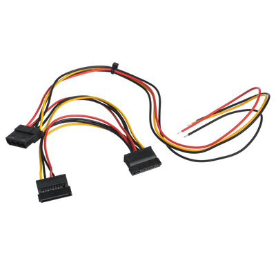 Service cable for PC PSU Akyga AK-SC-24 Molex (f) / Sata (f) / Sata (f) 40 / 15 / 15 cm