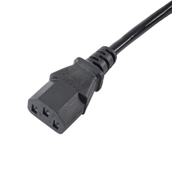 Power Cable Akyga AK-PC-03A Extension CCA IEC C13 / C14 1.8 m