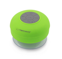 ESPERANZA BLUETOOTH SPEAKER WATER RESISTANCE SPRINKLE GREEN