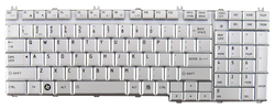 Replacement laptop keyboard TOSHIBA Satellite A500 A505 L350 L500 P200 P300 (SILVER, SMALL ENTER)