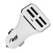 Car charger 12/24V Akyga AK-CH-09 34W 4x USB-A 5V / 6.8A white