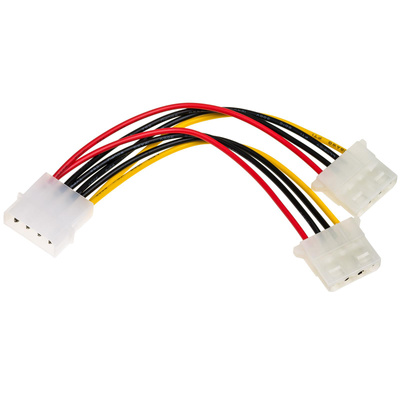 Adapter z kablem Akyga AK-CA-15 Molex (m) / 2x Molex (f) 2x 15cm