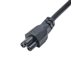 Kabel zasilający do notebooka Akyga AK-NB-08A koniczynka CCA CEE 7/7 / IEC C5 1 m