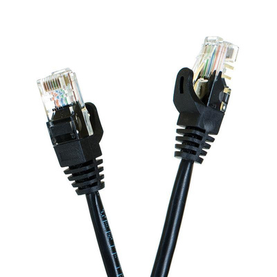 Kabel RJ45 UTP AK-UTP-018B Patch Cord Cat.5e 1,8m czarny