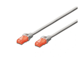 Kabel sieciowy PatchCord Cat 6 RJ45 5m UTP szary