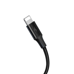 Baseus Star Ring kabel przewód USB 4w1 Lightning / USB Typ C / micro USB 1.2m z ładowarką Qi do Apple Watch szary (CA1T4-I0G)