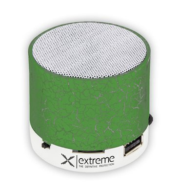 EXTREME BLUETOOTH SPEAKER FM RADIO FLASH GREEN