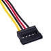 Adapter z kablem Akyga AK-CA-16 Molex (m) / 2x SATA (f) 2x 15cm