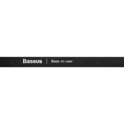 Baseus Rainbow Circle Velcro Straps - taśma rzepowa rzep organizer kabli 3m czarny (ACMGT-F01)