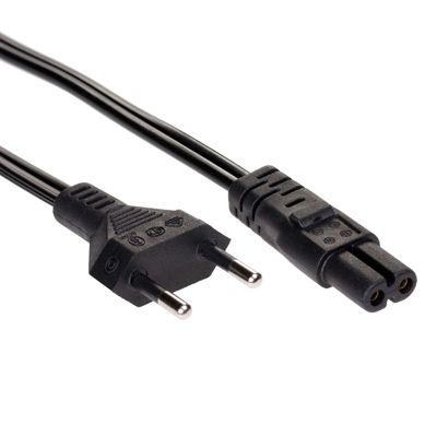 Power Cable for Notebook Akyga AK-RD-04A Eight CCA CEE 7/16 / IEC C7 0.5 m