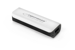 ESPERANZA Power Bank 2200mAh JOULE biało/czarny EMP103WK