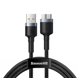 Baseus Cafule durable nylon cable USB 3.0 / micro USB SuperSpeed cable 2 A 1 m gray (CADKLF-D0G)