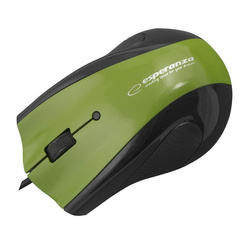 ESPERANZA OPTICAL MOUSE WITH GEL MOUSE PAD GREEN