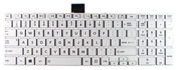 Replacement laptop keyboard TOSHIBA Satellite C850 C855 C870 L850 L855 L870 (WHITE, SMALL ENTER)