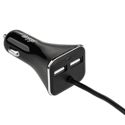 Car charger 12/24V Akyga AK-CH-10 45W 4x USB-A 5V / 9A modular black