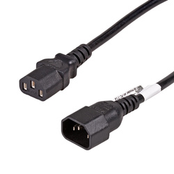 Kabel zasilający Akyga AK-PC-11A przedłużacz CCA IEC C13 / C14 5 m