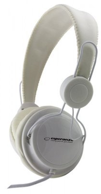 ESPERANZA Słuchawki audio SENSATION białe EH148W