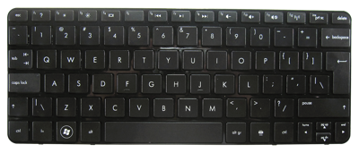 Klawiatura do laptopa HP COMPAQ Mini 210-2000 210-3000 210-4000 (DUŻY ENTER, Z RAMKĄ)