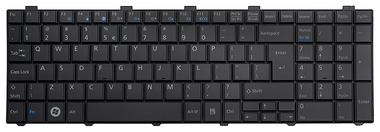 fujitsu laptop keyboard locked