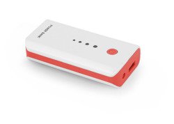 ESPERANZA Power Bank 5200mAh ELECTRON biało/czerwony EMP104WR