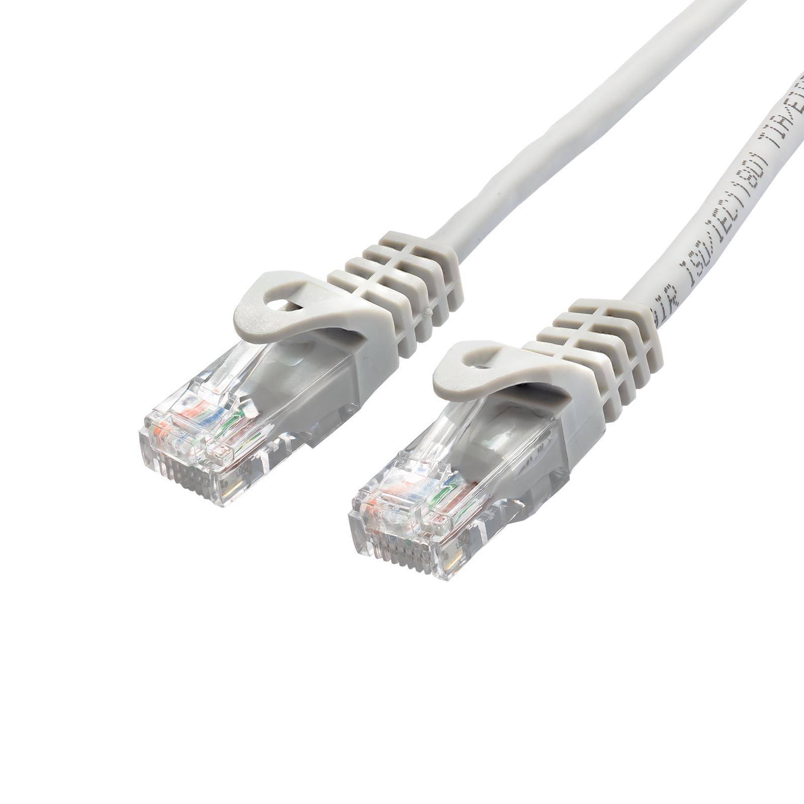 Kabel Akyga AK-UTP-10G U/UTP Cat.5e RJ45 Patch Cord 1.0m szary